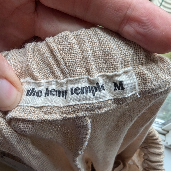 Sister Nettle hemp block print pants - Picture 6 of 9